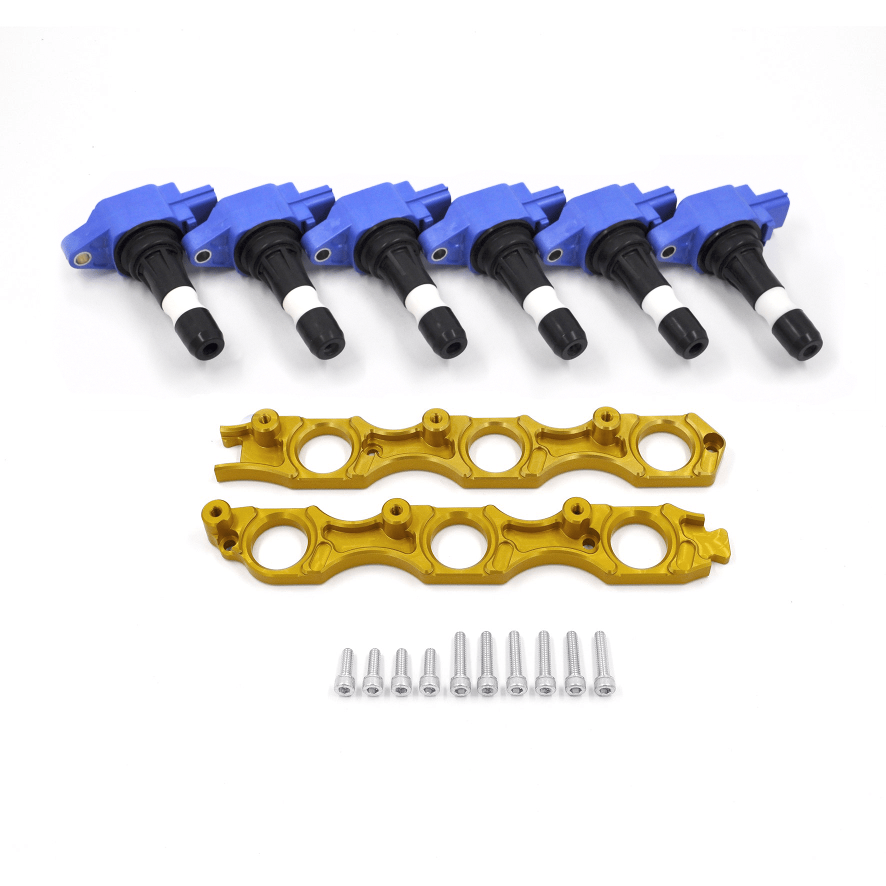 Franklin Performance Gold / Complete Kit Franklin VR38 Coil Conversion Kit for Toyota JZ Engines 069-010 SILVER, SF-DIS-103, 6x 048-001 SR