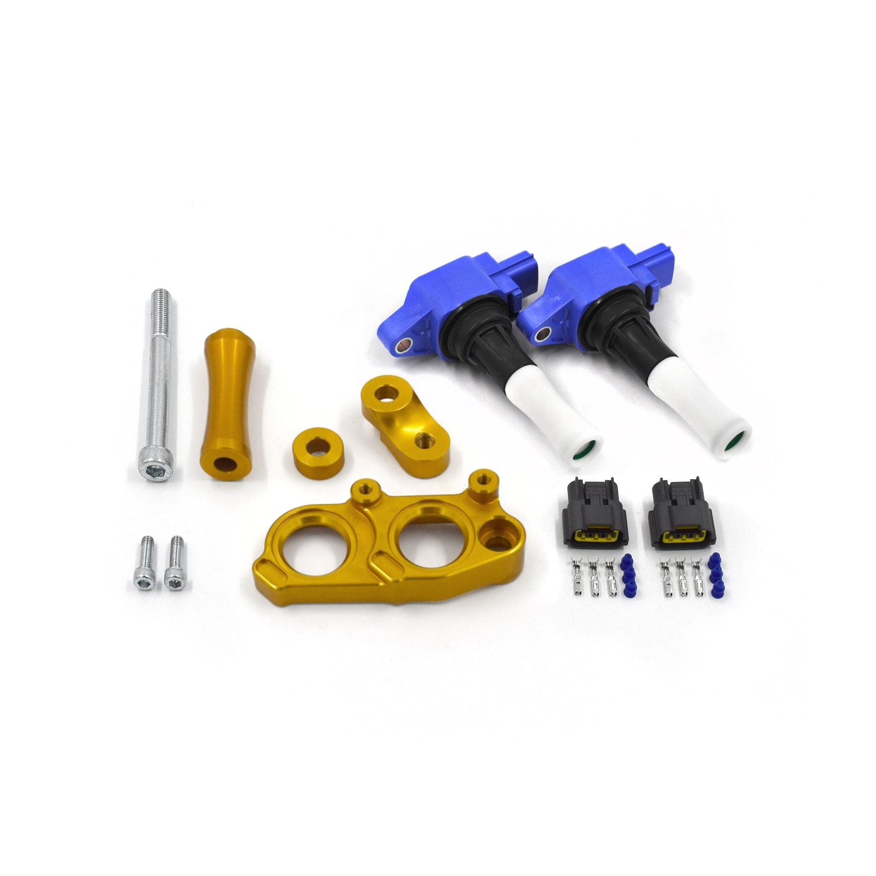 Franklin Performance Gold / Yes Franklin VR38 Coil Kit for Mazda 13B Rotary Engines 069-008-SILVER, 2X SF-DIS-103-INDIVIDUAL SR