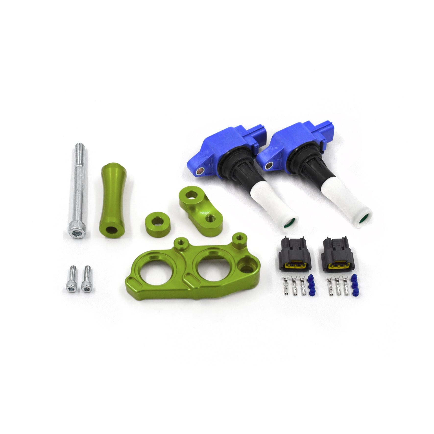 Franklin Performance Green / Yes Franklin VR38 Coil Kit for Mazda 13B Rotary Engines 069-008-SILVER, 2X SF-DIS-103-INDIVIDUAL SR
