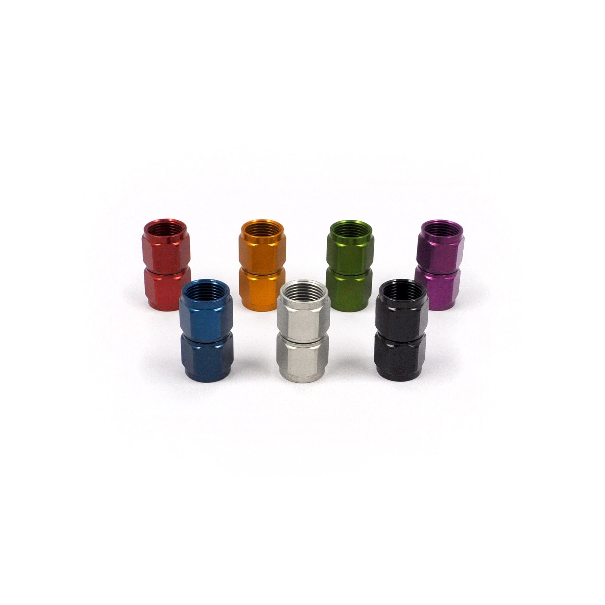 Franklin Performance Hose & Fittings 10AN / Blue Franklin AN Straight Female Coupler 131-10-SILVER SR