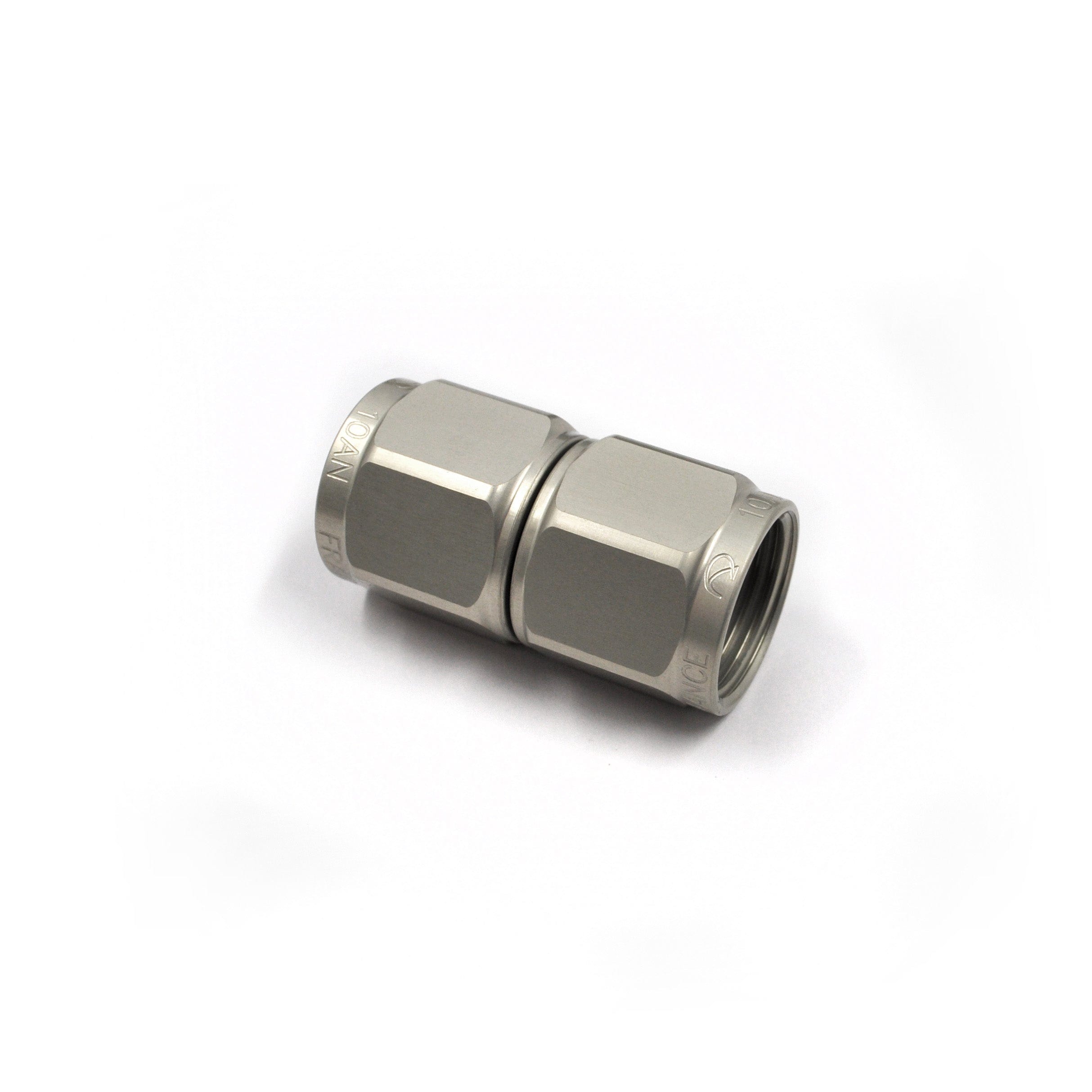 Franklin Performance Hose & Fittings 10AN / Silver Franklin AN Straight Female Coupler 131-10-SILVER SR
