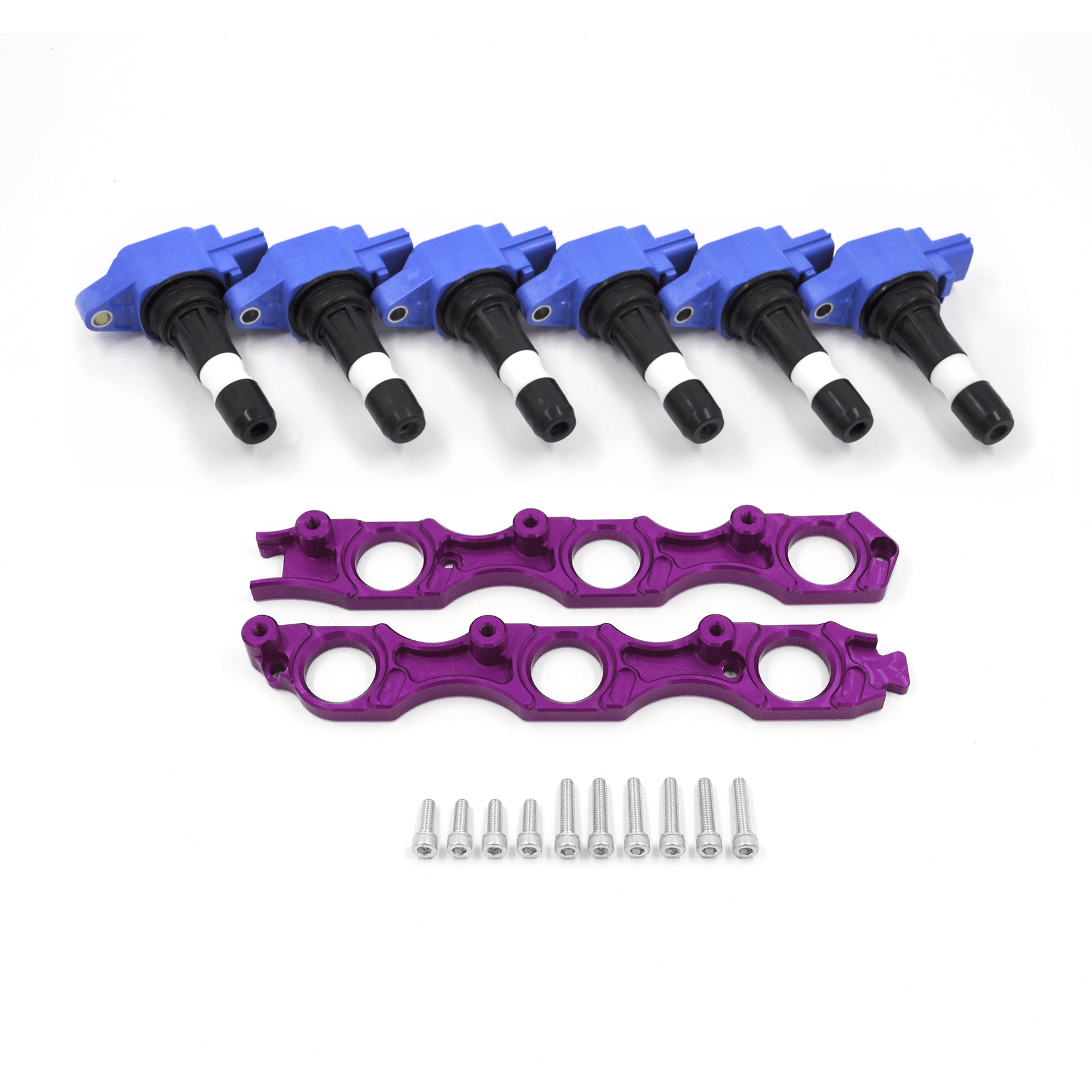 Franklin Performance Purple / Complete Kit Franklin VR38 Coil Conversion Kit for Toyota JZ Engines 069-010 SILVER, SF-DIS-103, 6x 048-001 SR