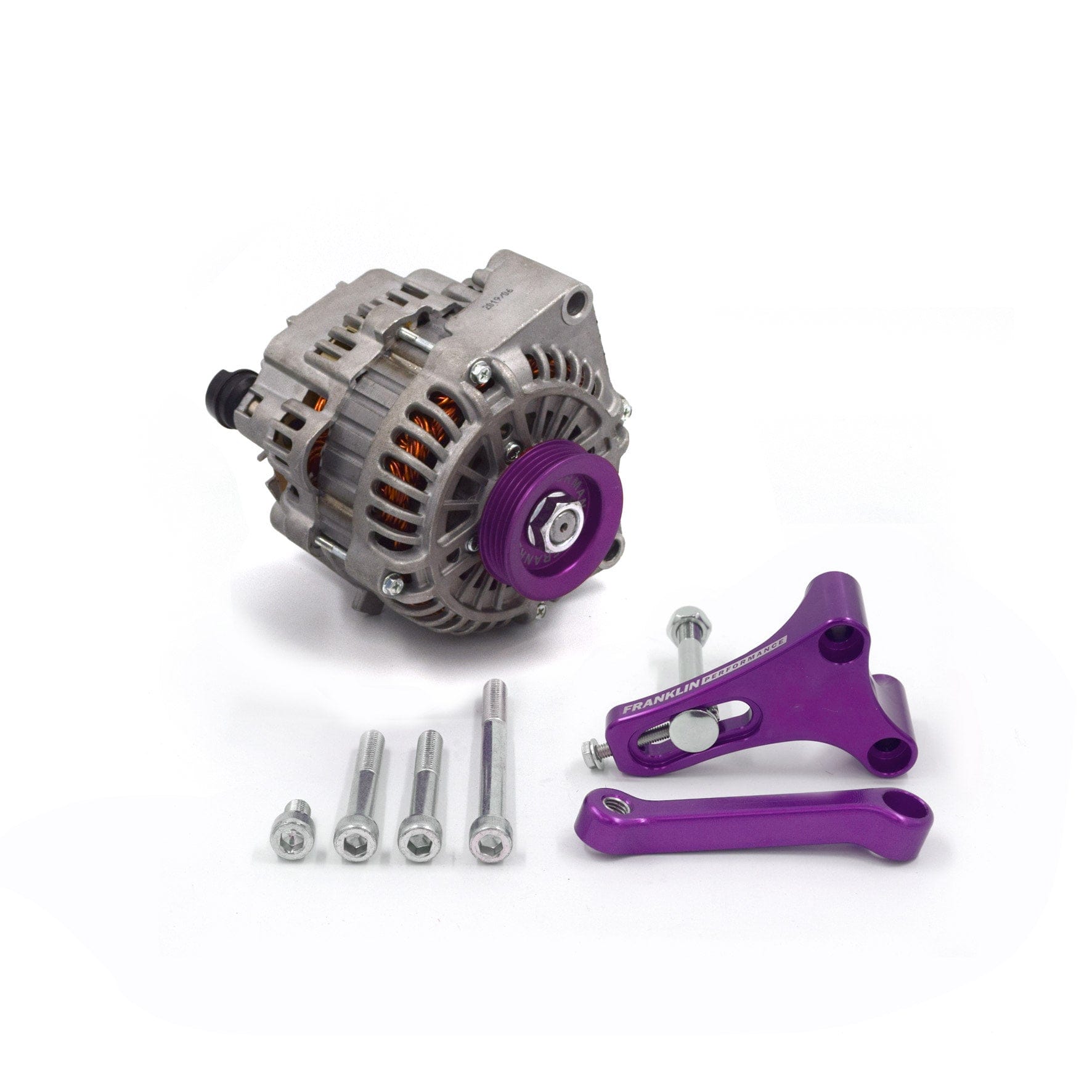 Franklin Performance Purple / Include Alternator Franklin LS Alternator Upgrade Kit for Nissan RB 081-008-SILVER, MXA306 SR