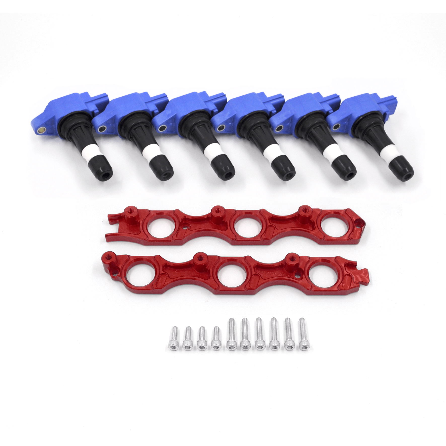 Franklin Performance Red / Complete Kit Franklin VR38 Coil Conversion Kit for Toyota JZ Engines 069-010 SILVER, SF-DIS-103, 6x 048-001 SR