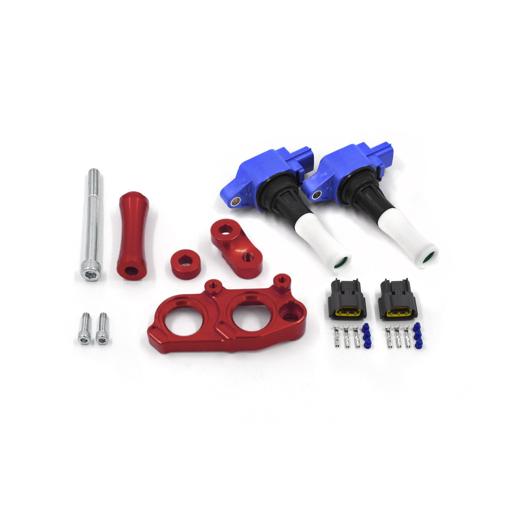Franklin Performance Red / Yes Franklin VR38 Coil Kit for Mazda 13B Rotary Engines 069-008-SILVER, 2X SF-DIS-103-INDIVIDUAL SR