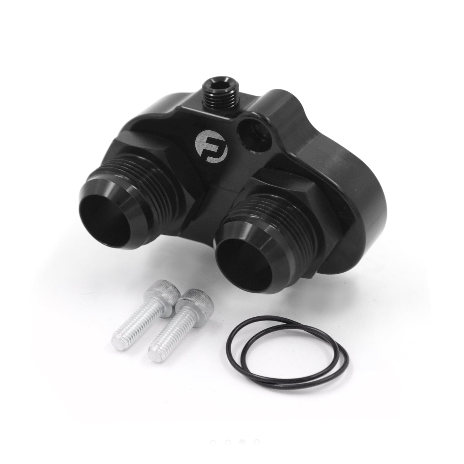 Franklin Performance Two Bolt / 16AN / Electric Waterpump Adaptor Only Franklin Electric Water Pump Adaptor for Mazda 12A / 13B / 20B 015-012, 2x 015-006,DC-8975-BLACK SR