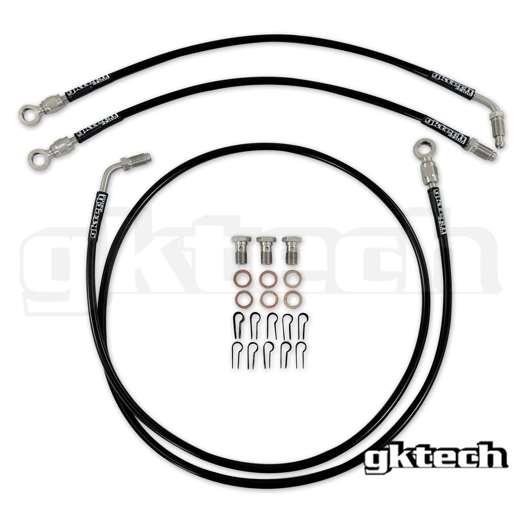 GKTECH LHD S-Chassis/Skyline Engine bay brake line delete kit SR