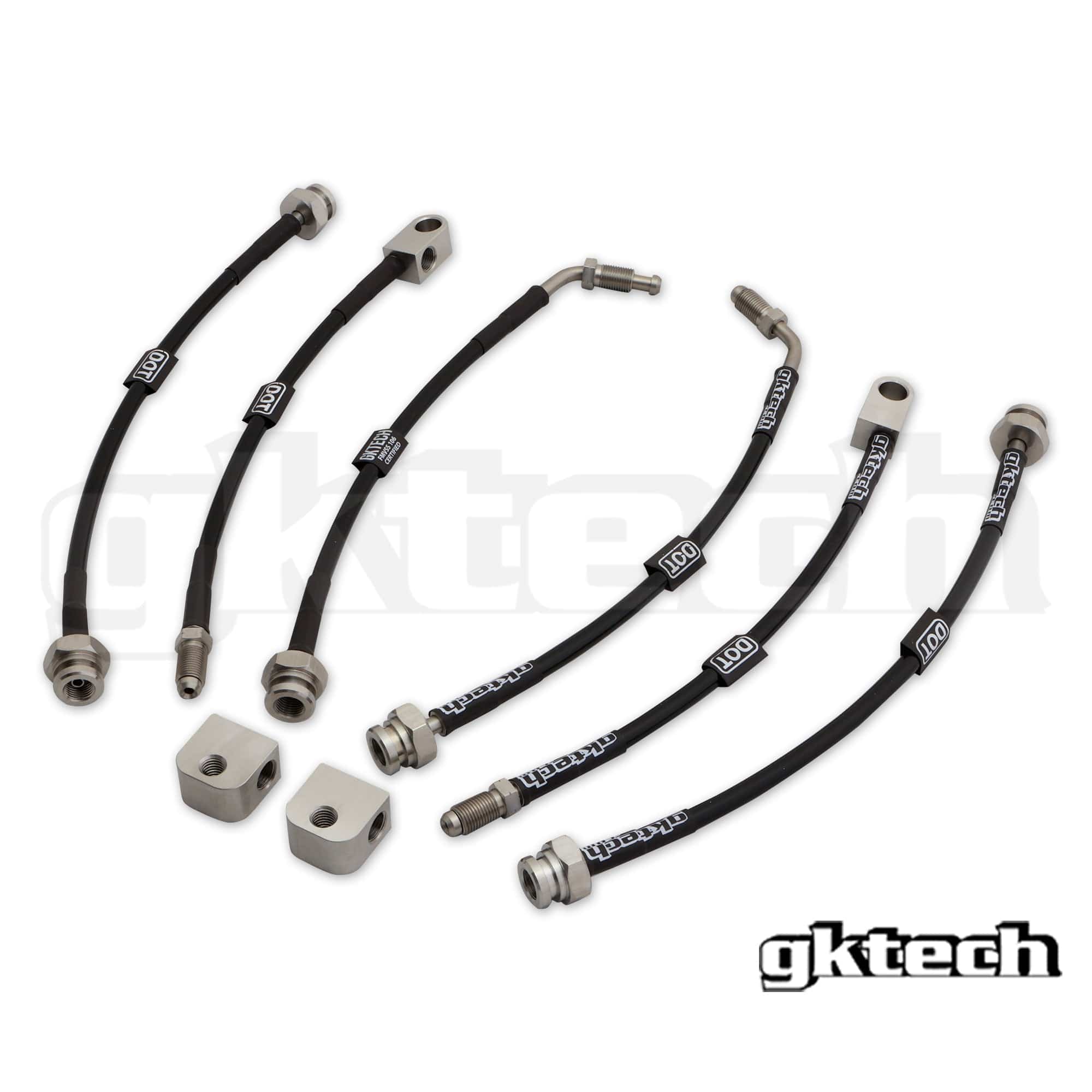 GKTECH R32 GT-R/GTS4 braided brake lines SR