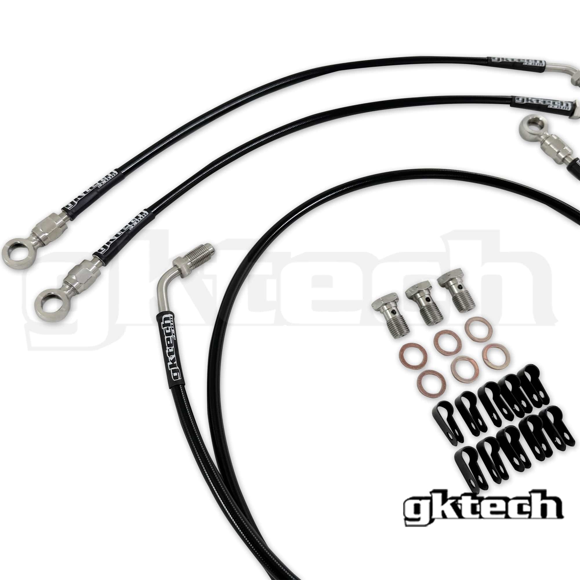 GKTECH S-Chassis/Skyline Engine bay brake line delete kit SR