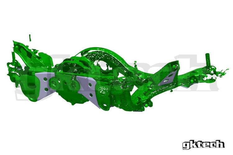 GKTECH V2 S14/S15 200sx/Silvia subframe weld in reinforcement plates SR
