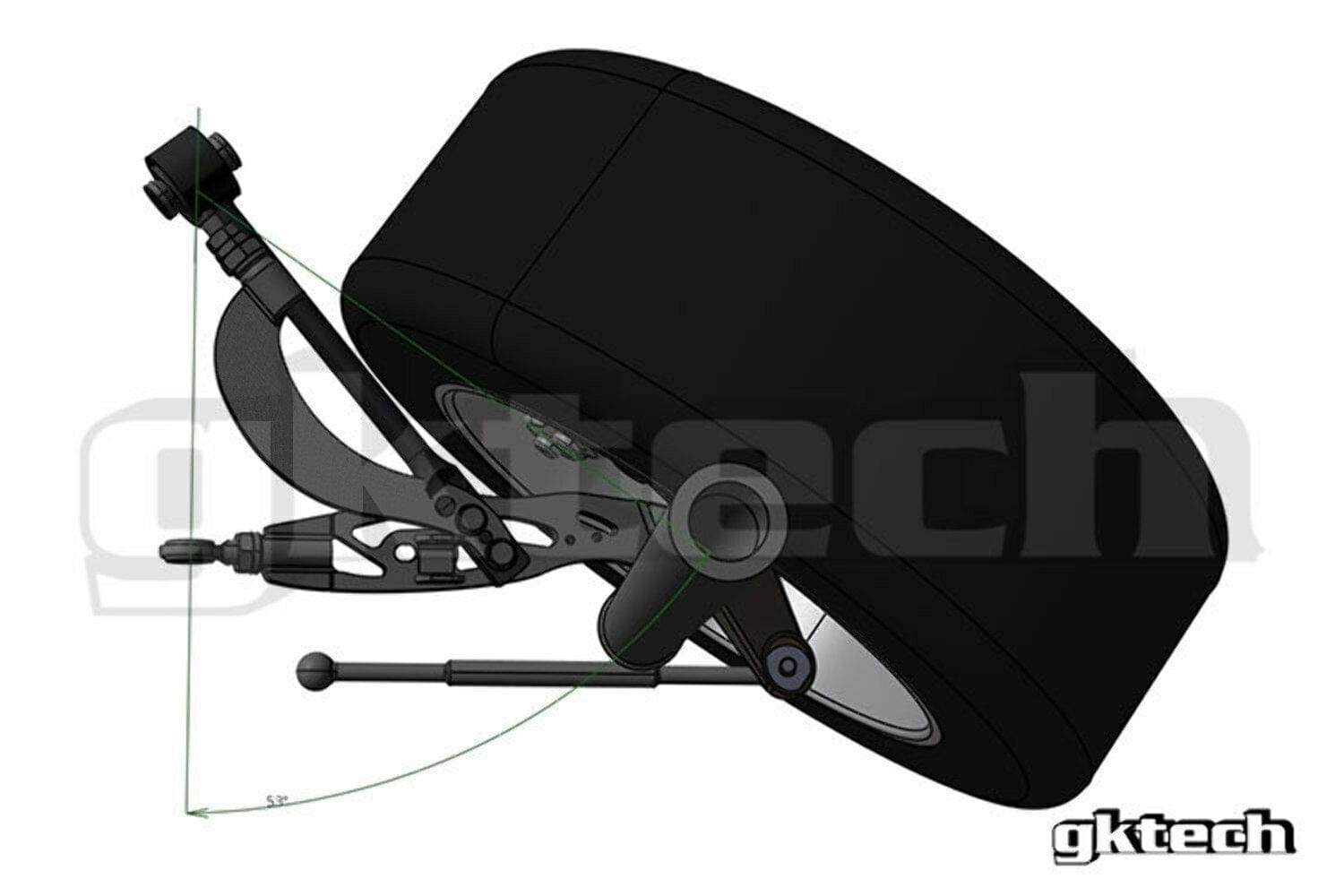 GKTECH V5 - S14/S15/R33 high clearance caster arms SR