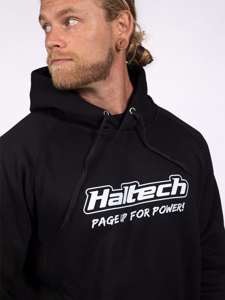 HALTECH Haltech "Classic" Hoodie Black Size: XS Haltech "Classic" Hoodie Black Size: XS SR
