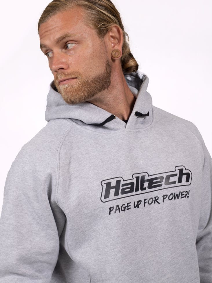 HALTECH Haltech "Classic" Hoodie Grey Size: 2XL Haltech "Classic" Hoodie Grey Size: 2XL SR