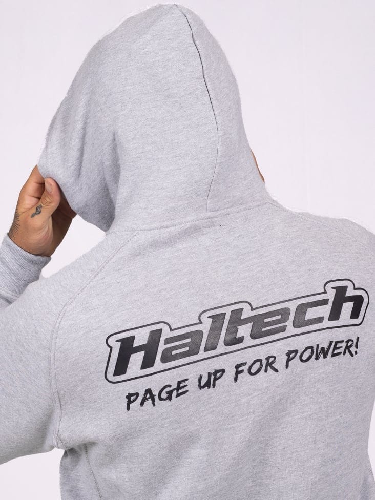 HALTECH Haltech "Classic" Hoodie Grey Size: 2XL Haltech "Classic" Hoodie Grey Size: 2XL SR