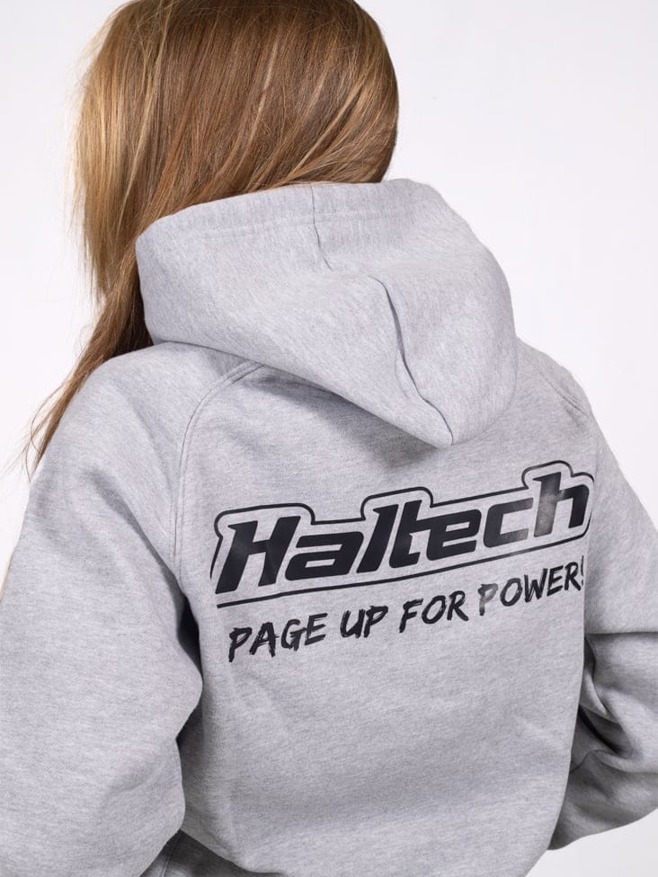 HALTECH Haltech "Classic" Hoodie Grey Size: XS Haltech "Classic" Hoodie Grey Size: XS SR