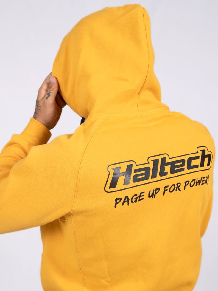 HALTECH Haltech "Classic" Hoodie Yellow Size: 5XL Haltech "Classic" Hoodie Yellow Size: 5XL SR