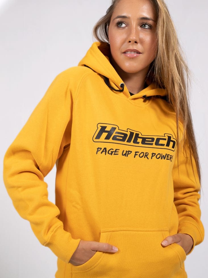 HALTECH Haltech "Classic" Hoodie Yellow Size: 5XL Haltech "Classic" Hoodie Yellow Size: 5XL SR