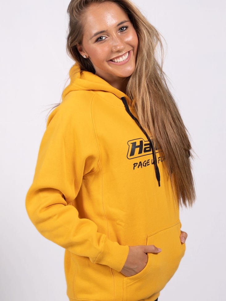 HALTECH Haltech "Classic" Hoodie Yellow Size: Medium Haltech "Classic" Hoodie Yellow Size: Medium SR