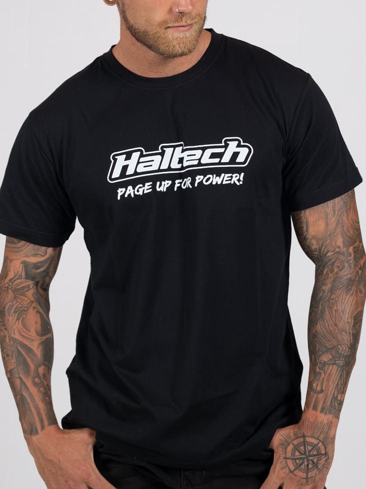 HALTECH Haltech "Classic" T-Shirt Black Size: Small Haltech "Classic" T-Shirt Black Size: Small SR
