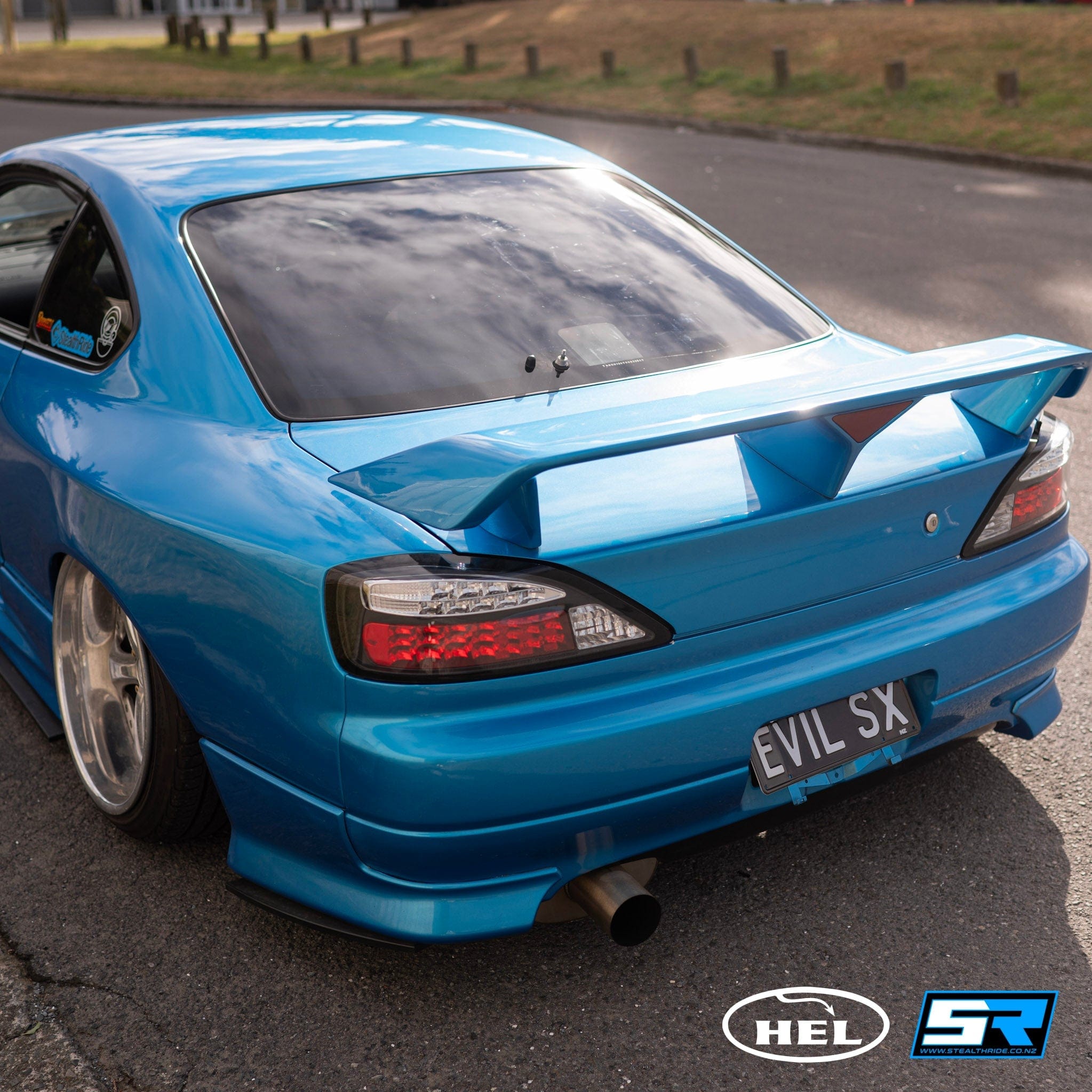 Hel Performance Braided Brake Lines - Car Mitsubishi Space Star 1.9 Di-D S Rear Discs 2003- Brake Lines HEL Stainless Steel Braided SR