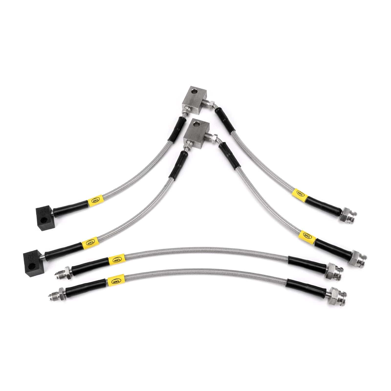 Hel Performance Braided Brake Lines - Car Nissan Skyline R33 2.6 GT-R 1993-1998 Brake Lines HEL Stainless Steel Braided SR