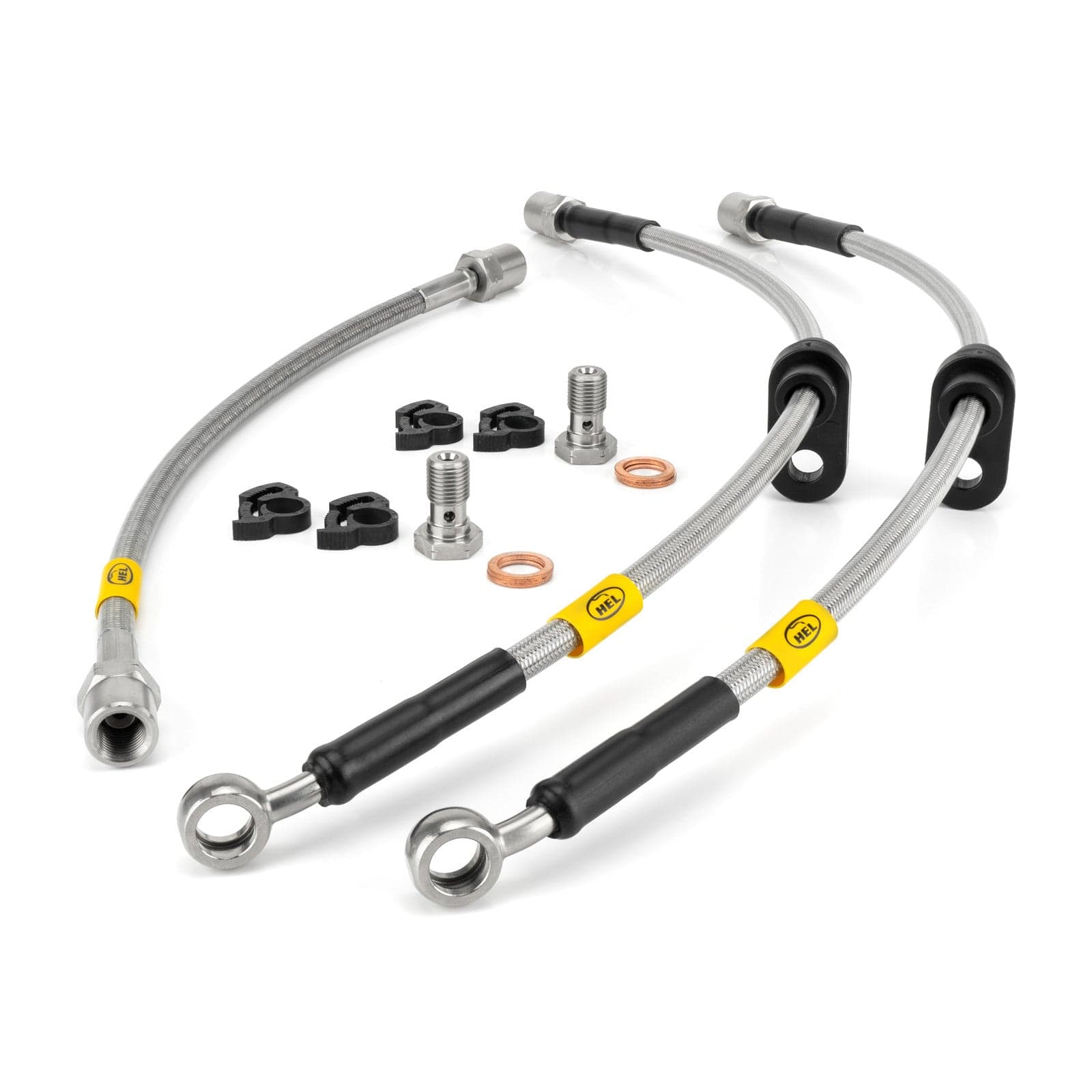 Hel Performance Braided Brake Lines - Car Toyota Cressida 2.0 RX30 1977-1981 Brake Lines HEL Stainless Steel Braided SR