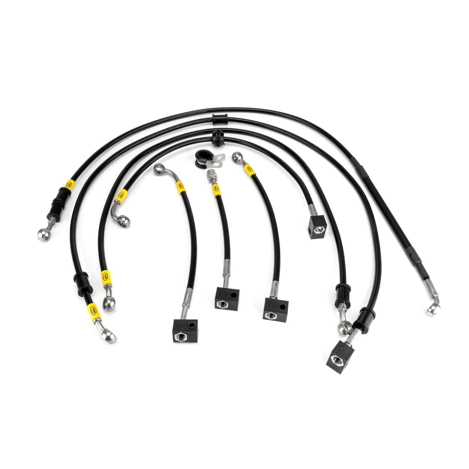 Hel Performance Braided Brake Lines - Motorcycle Honda CRF1000L Africa Twin ABS 2016-2017 Flexible ABS Replacement Brake Lines HEL Stainless Steel Braided SR