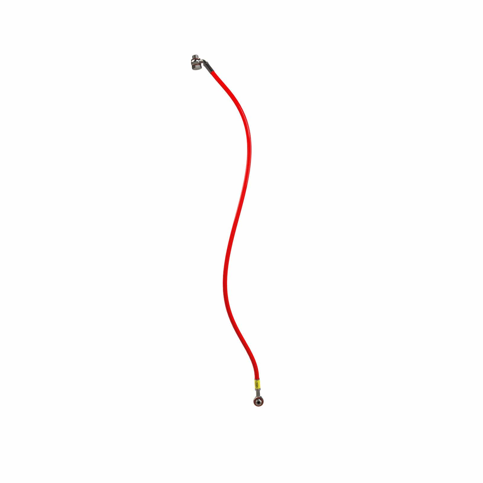 Hel Performance Braided Brake Lines - Motorcycle Kawasaki KLR600 A1-B4 1984-1990 Standard Replacement Brake Lines HEL Stainless Steel Braided SR