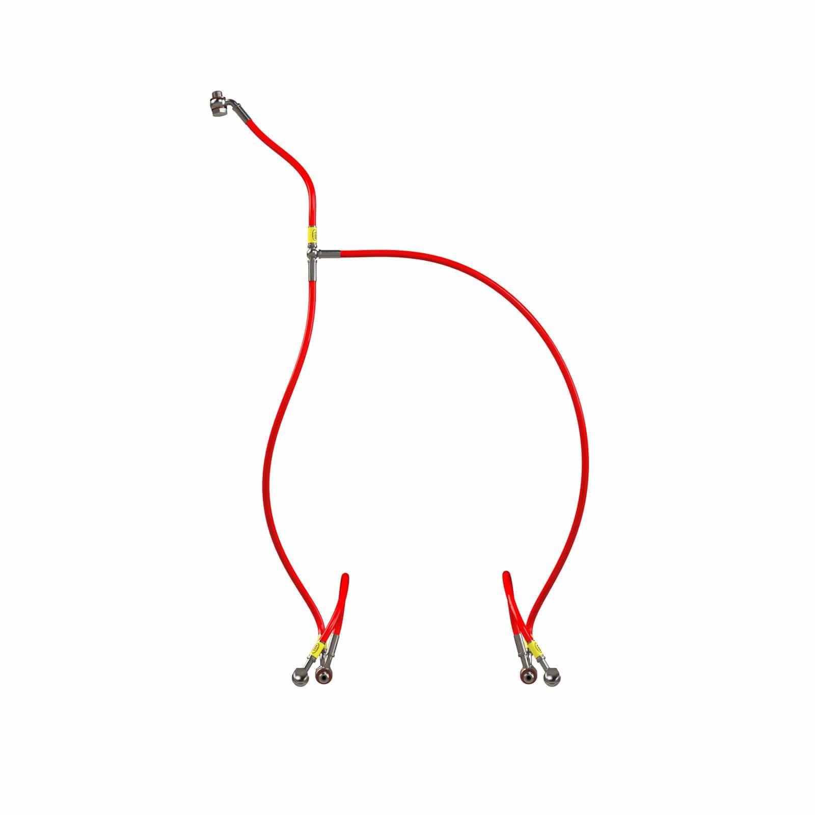 Hel Performance Braided Brake Lines - Motorcycle Suzuki GSX550 ESD, EE, ESE, EFE 1983-1984 Standard Replacement Brake Lines HEL Stainless Steel Braided SR