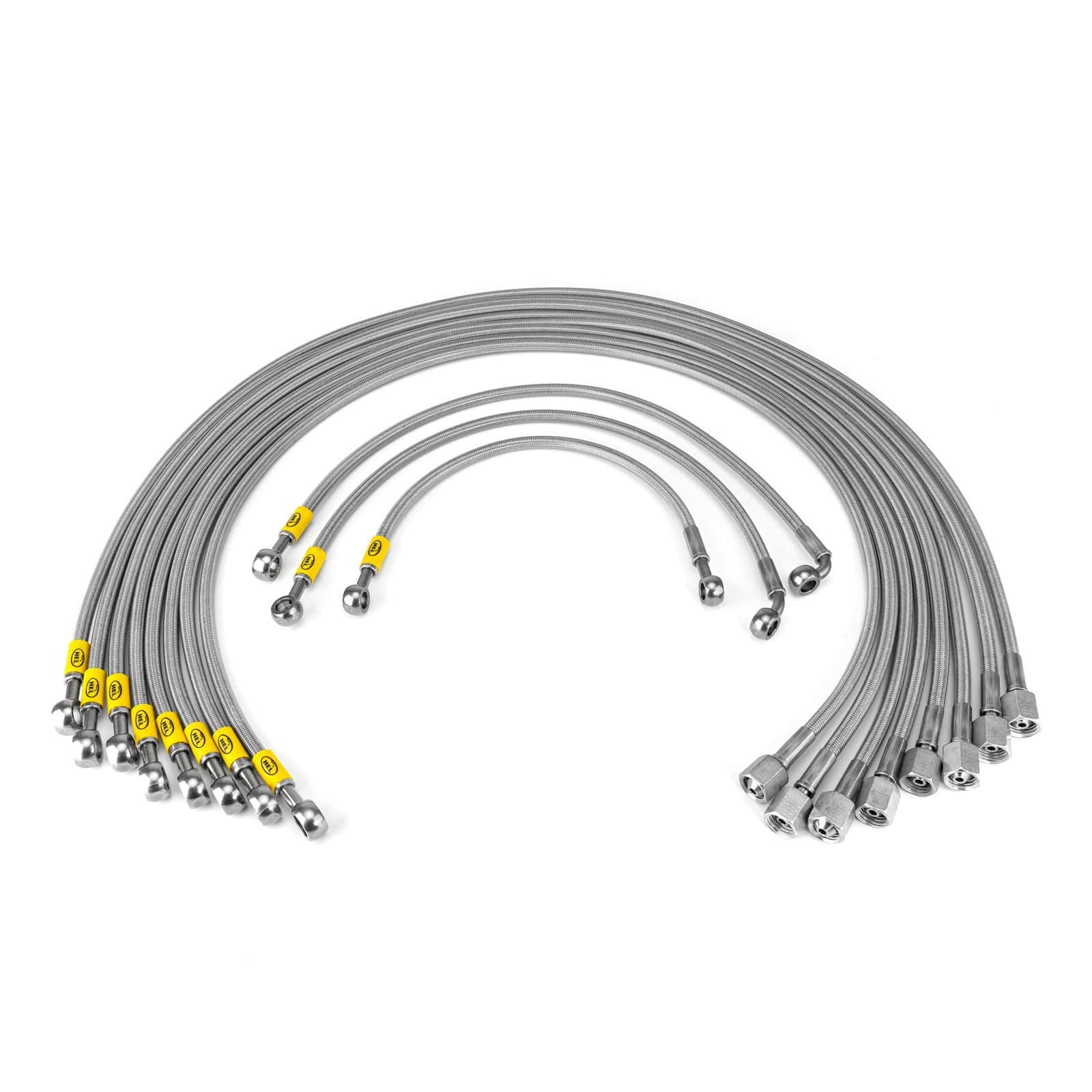 Hel Performance Braided Fuel Injector Lines Ferrari 308 Right Hand Drive Fuel Injector Lines HEL Stainless Steel Braided SR