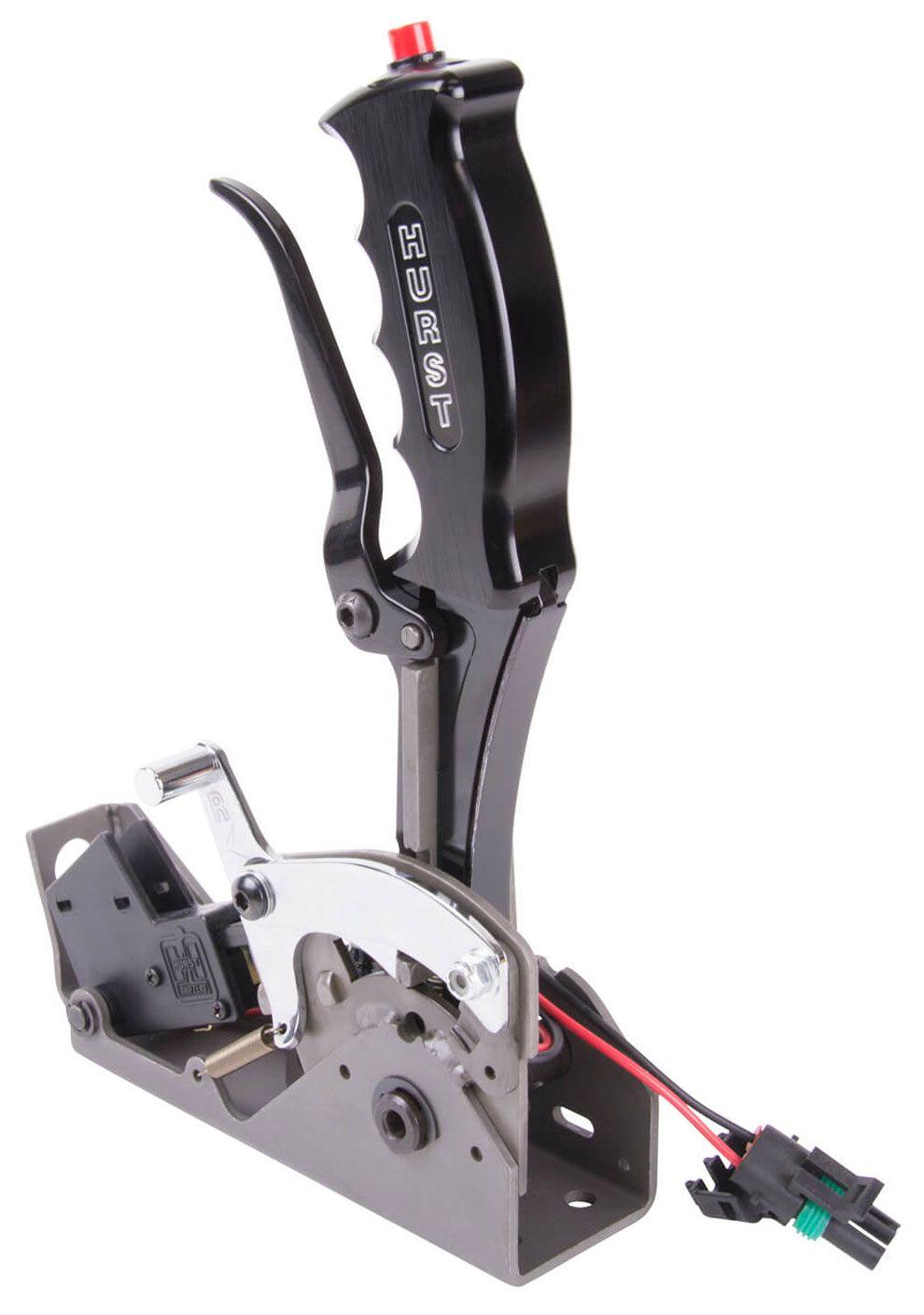 HURST Black Suit Chrysler 727, 904 & Ford C4, 6 With Forward Pattern Valve Hurst Pistol Grip Quarter Stick Shifter HU3162010 SR