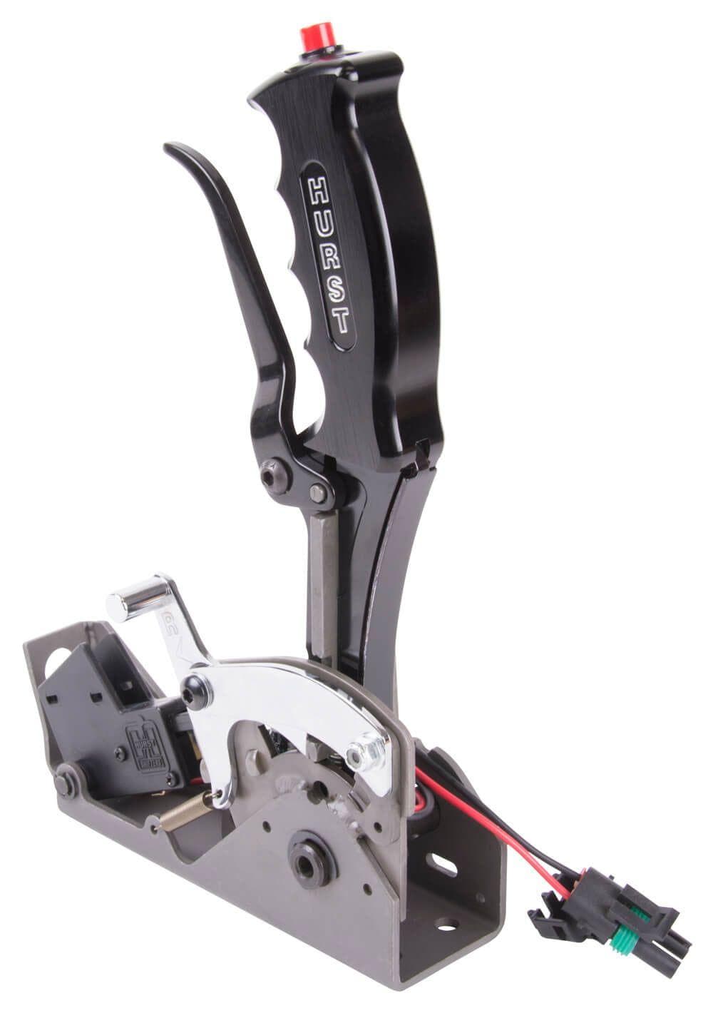 HURST Black Suit GM Powerglide With Forward & Reverse Pattern Hurst Pistol Grip Quarter Stick Shifter HU3162002 SR