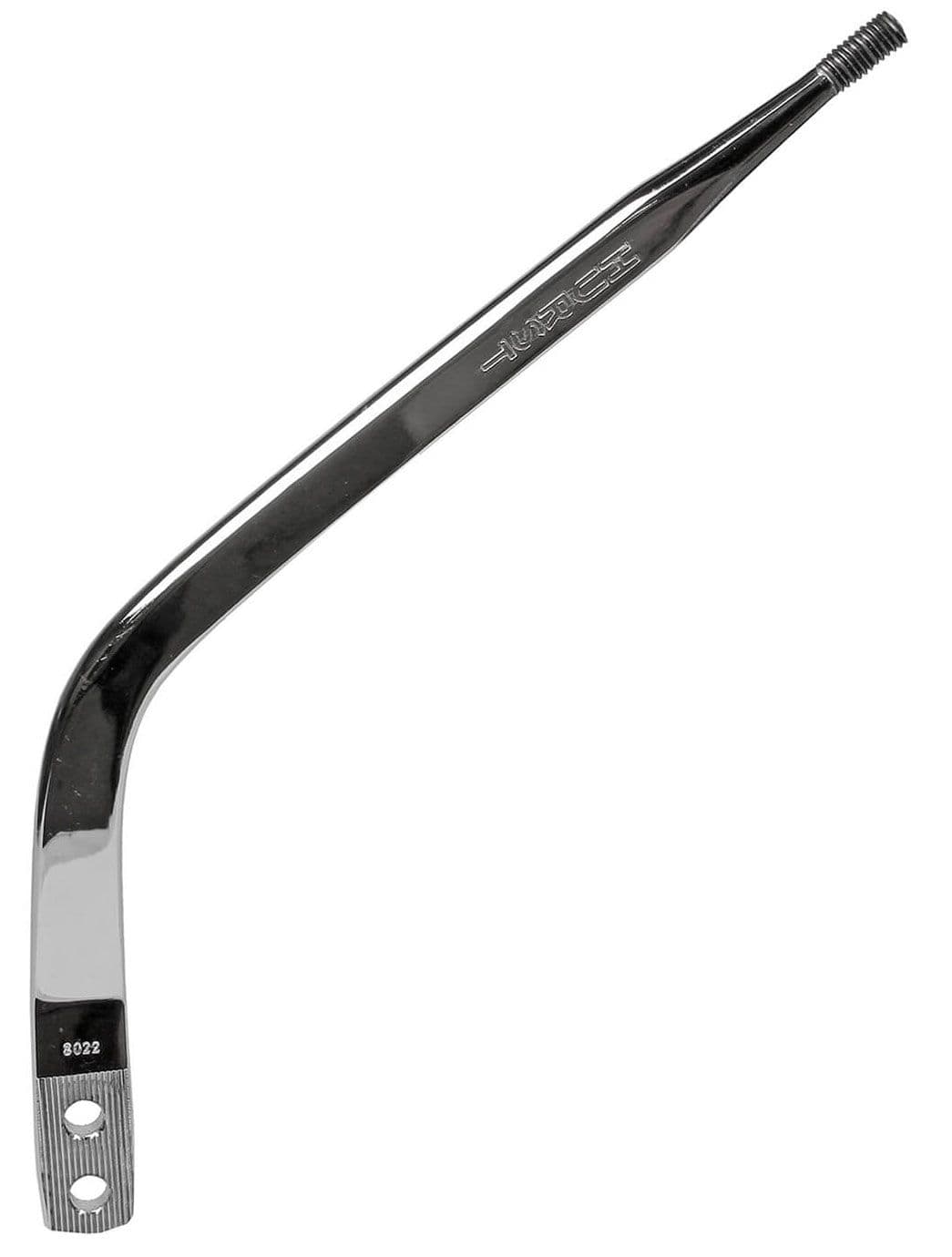 HURST Chrome Single bend With Offset 12" Length, 3/8" Thread Hurst Replacement Shifter Stick HU5388022 SR