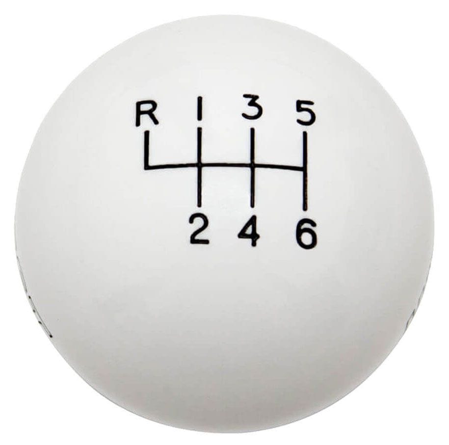 HURST Suit Ford Mustang 2015-2017. M12x1.25 Threads Hurst 6-Speed White Manual Shift Knob HU1630225 SR