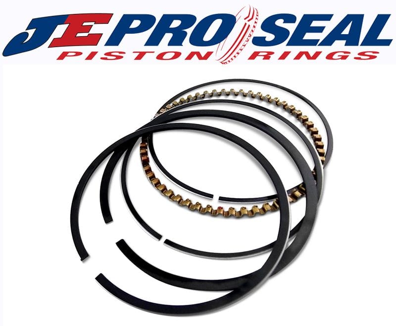 JE Pistons 4.600" Bore +.005", 1/16", 1/16", 3/16" JE Pistons Premium Race Hardend Nitrous Series "HNS" Piston Ring Set - J820 STD Tension JJ8 SR
