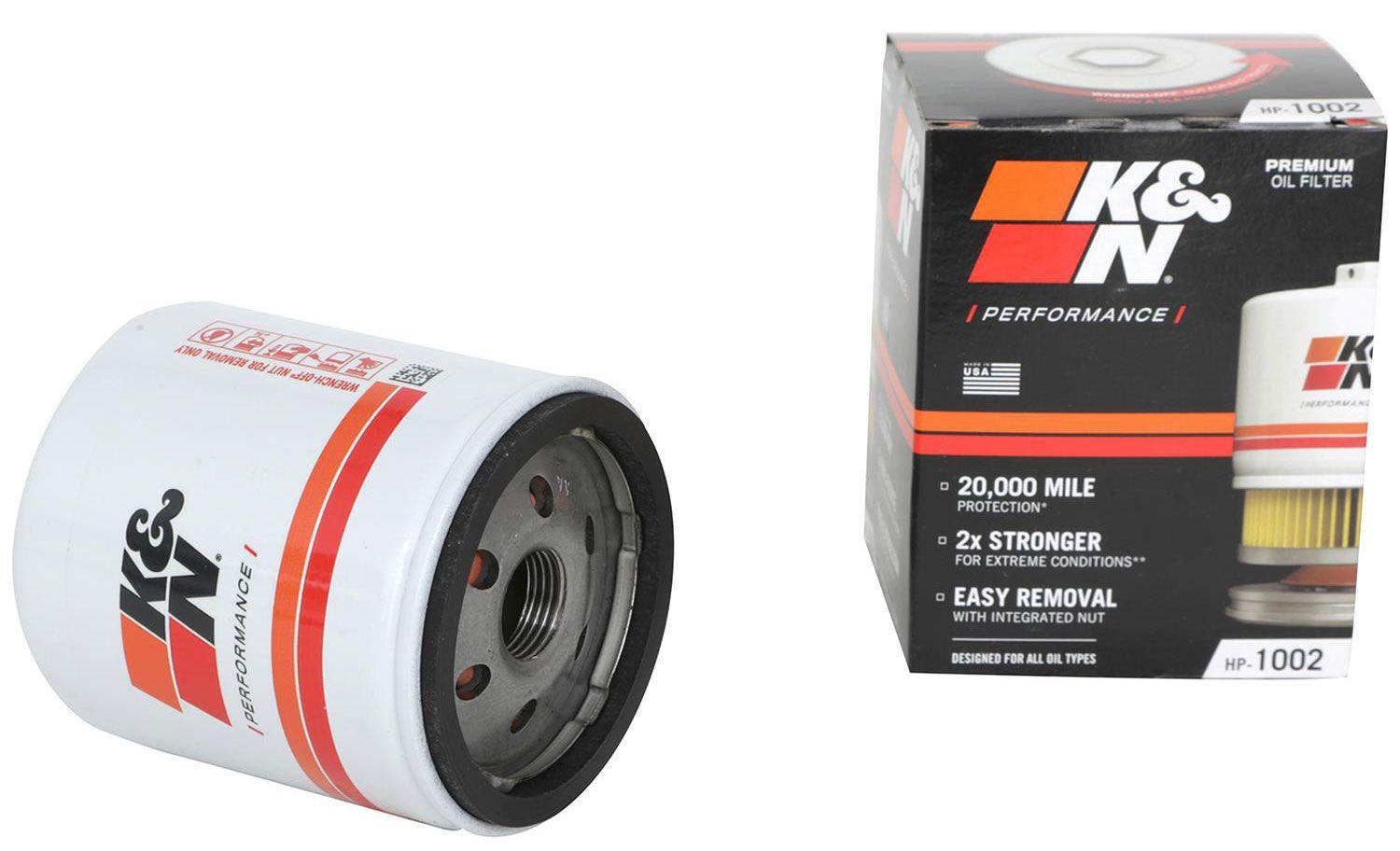 K&N Fits BMW, Chyrsler, Ford , Holden, Lexus, Leyland, Saab, Suzuki, Toyota - KNHP-1002 K&N K&N Performance Gold Oil Filter (Z418) KNHP-1002 SR
