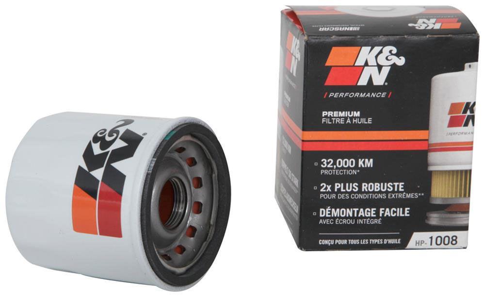 K&N Fits Ford, Honda, Kia, Mazda, Mitsubishi, Subaru - KNHP-1008 K&N K&N Performance Gold Oil Filter (Z436) KNHP-1008 SR