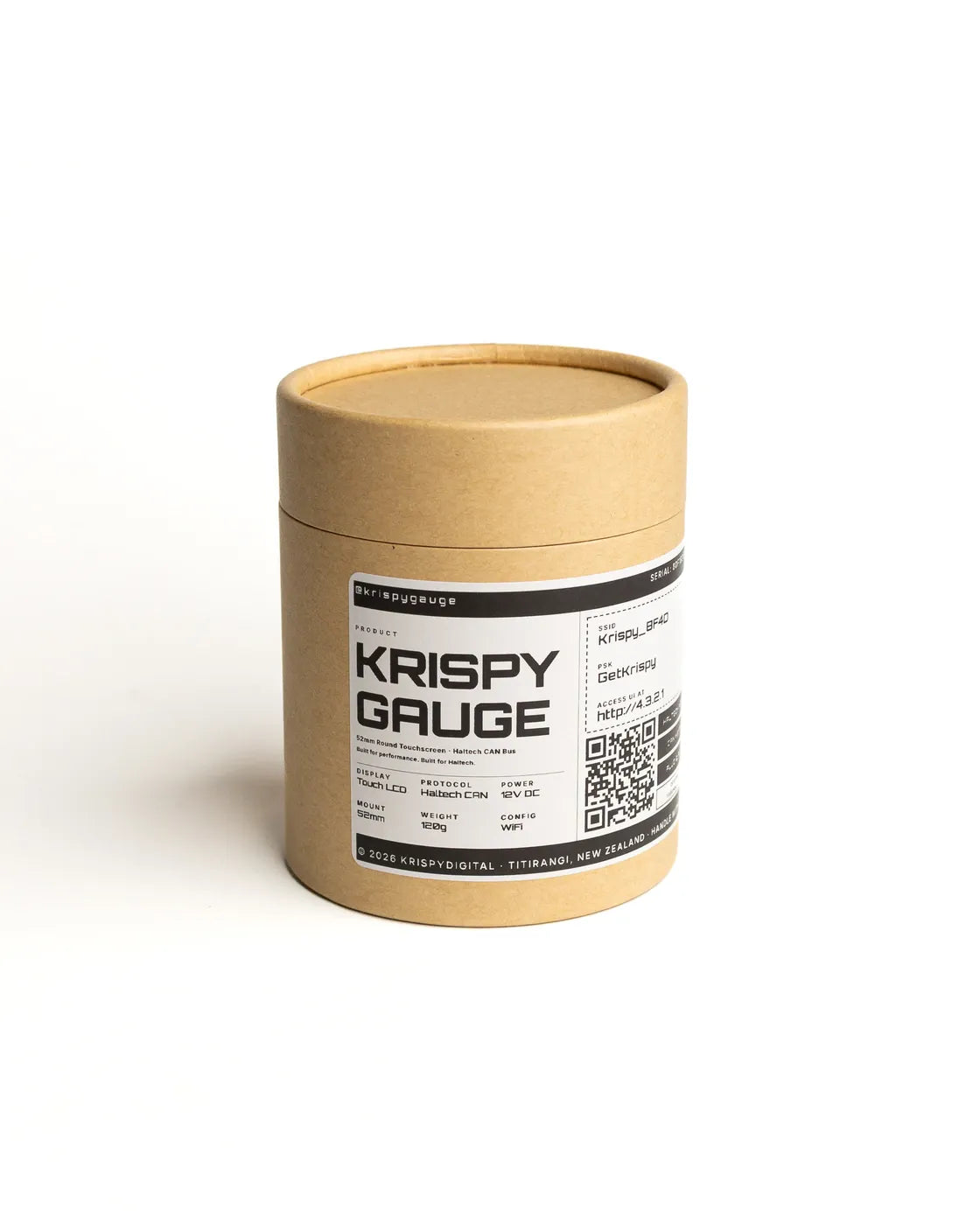 Krispy Gauge Gauges Krispy Gauge 52mm CAN Bus Touchscreen Gauge (KRISPYGAUGE-52) SR