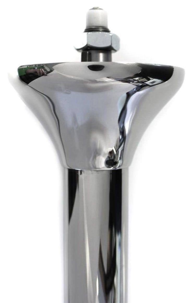 LIMEWORKS Polished 33" Long, 1-1/2 Tube With Horn Lime Works Forty Style Steering Column LWDF33P112 SR
