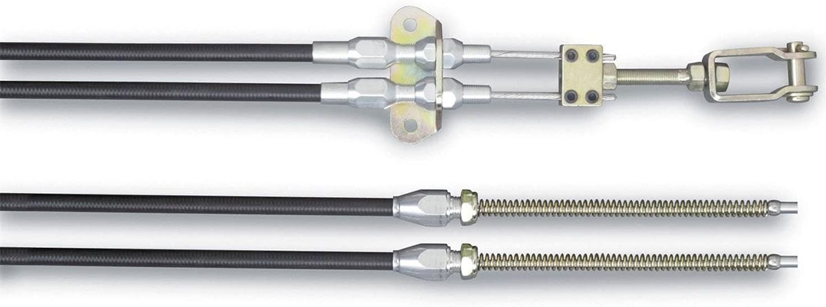 LOKAR Black Stainless Steel Housing Lokar Universal Hand Brake Cables LK-EC-80FU SR