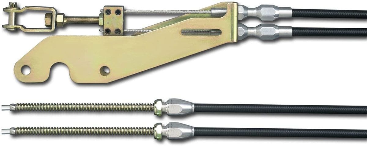 LOKAR Black Stainless Steel Housing Lokar Universal Transmission mount Brake Cables LK-EC-80TU SR