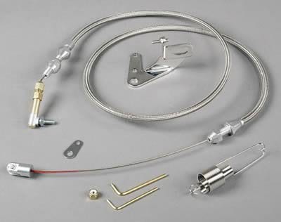 LOKAR Kit Includes Stainless Steel Accelerator Cable, Bracket and Springs Lokar 36" Duo-Pak Hi-Tech Stainless Steel Accelerator Cable Kit LK-DP-1000HT36 SR