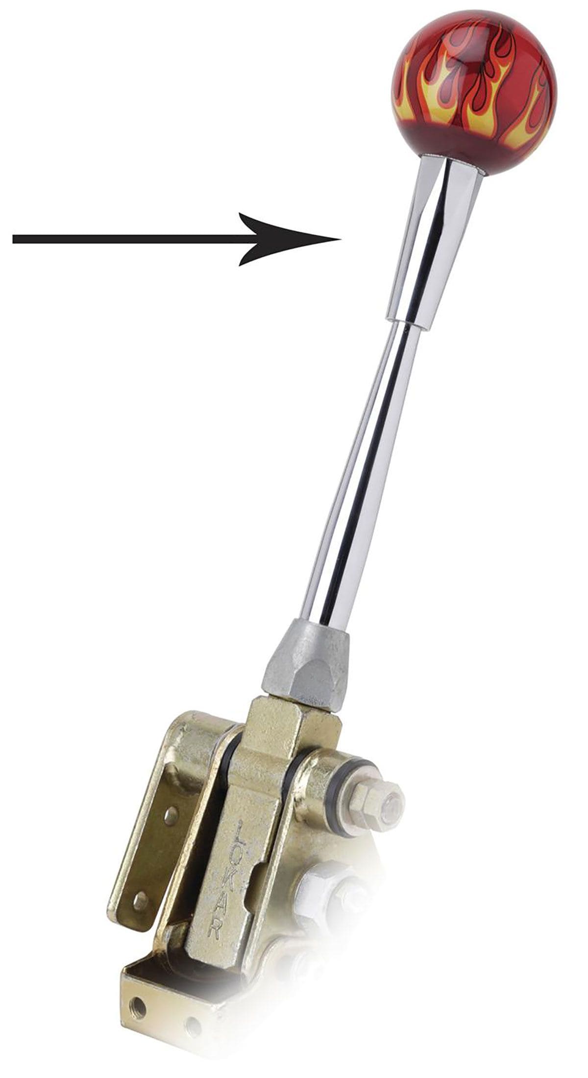 LOKAR Lokar Gear Knob Adapter for 3/8"-16 Knob LK-SK-6878 SR