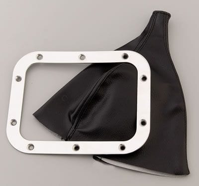 LOKAR Lokar Rectangular Floor Mount Shifter Boot with Ring LK-70-FMB SR