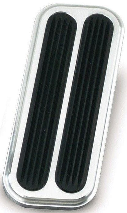 LOKAR Suit Camaro/Firebird 1967-1969 Lokar Accelerator Pad with Rubber - Brushed Billet Aluminium LK-BAG-6092 SR