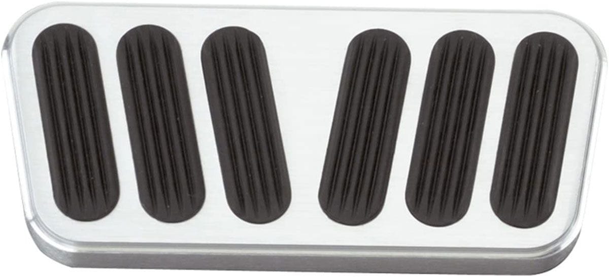 LOKAR Suit Camaro/Firebird 1967-1969 Lokar Automatic Brake Pad with Rubber - Brushed Billet Aluminium LK-BAG-6094 SR