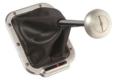 LOKAR Suit Chrysler TH 350/400, includes Sensor Kit & Shifter Boot 6-3/4" x Lokar Horizontal Rectangular LED Shift Indicator Boot Kit - Brushed Billet Aluminium L SR