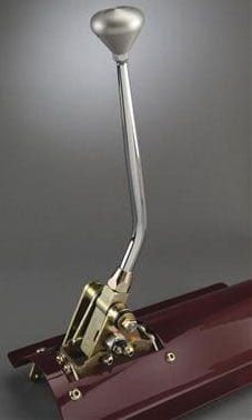 LOKAR Suit TH - 350 Transmissions Lokar 16" Floor Mount Automatic Gear Stick with Billet Aluminium Mushroom Gear Knob LK SR