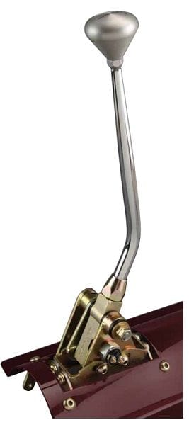 LOKAR Suit TH - 700R4 Transmissions Lokar 12" Floor Mount Automatic Gear Stick with Lokar Tapered Gear Knob LK-FMS6700CL SR