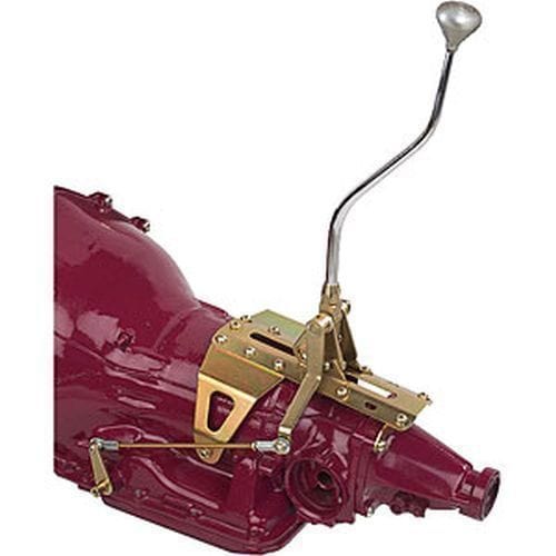 LOKAR Suit TH700R4 Transmissions Lokar 23" Double Bend Automatic Gear Stick with Billet Aluminium Mushroom Gear Knob LK SR